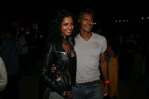 Milind Soman in Chivas Studio Fashion Show at Mahalaxmi Race Course