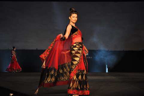 Models walking on the ramp for Manish Malhotra show for Chivas Studio