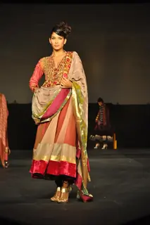 Models walking on the ramp for Manish Malhotra show for Chivas Studio