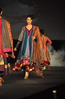 Models walking on the ramp for Manish Malhotra show for Chivas Studio