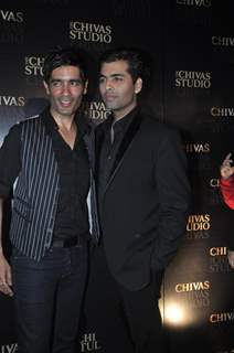 Karan Johar for Manish Malhotra show for Chivas Studio