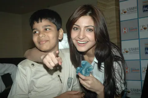 Anushka at Surbhi Foundation's press meet. .