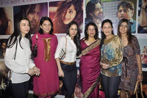 Namrata Kumar Gaurav, Priya Dutt, and Manyata Dutt came to launch the music of Angel film at Dockyard. .
