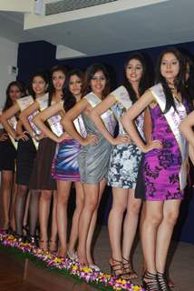 Models at the Indian Princess nomination round at Atharva College. .