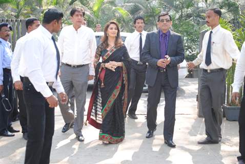 Sanjeev Kapoor and Madhuri Dixit at &quot;Food Food&quot; Channel Launch. .