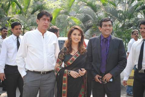 Sanjeev Kapoor and Madhuri Dixit at &quot;Food Food&quot; Channel Launch. .