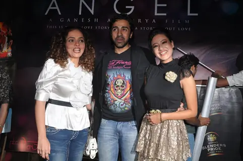 Maddalsa Sharma, Nilesh Sahay and Rakhi Vijan launch the music of Angel film at Dockyard