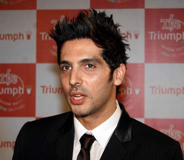 Zayed Khan at Triumph Lingerie Fashion Show 2011