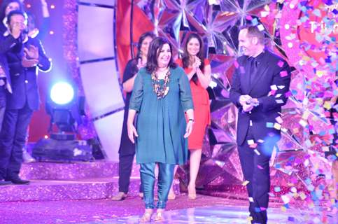 Farah Khan at The Triumph fashion show. .