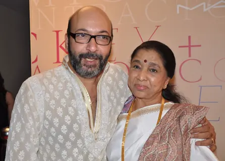 Asha Bhonsle in MAC bash hosted by Mickey Contractor. .
