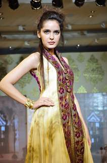 Shazahn Padamsee walk the ramp at Mizwan Show. .