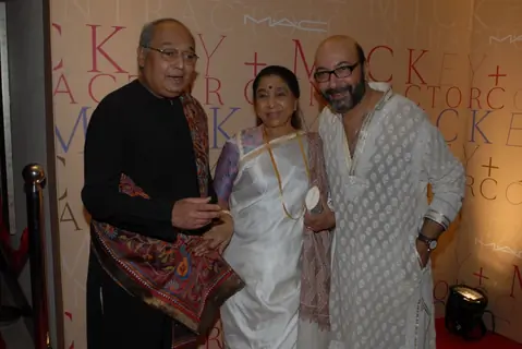Asha Bhonsle in MAC bash hosted by Mickey Contractor