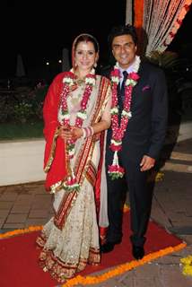 Sameer Soni and Neelam Kothari's wedding ceremony