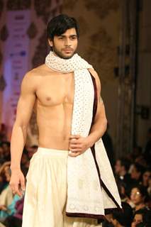 Models walk the ramp for Shabana Azmi's charity show 'Mizwan'