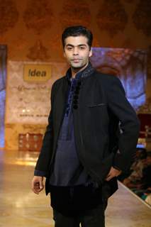 Karan Johar walks the ramp for Shabana Azmi's charity show 'Mizwan'