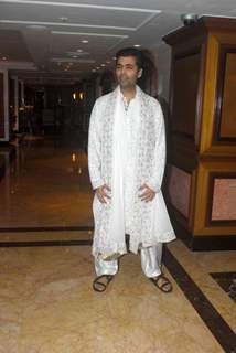 Karan Johar in Sameer Soni and Neelam's wedding reception