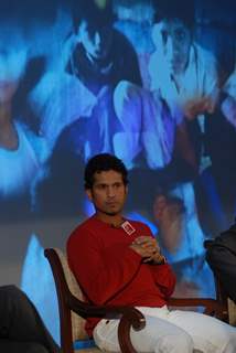 Sachin Tendulkar grace the Coca Cola and NDTV 'Support My School' event at the Taj Land's End