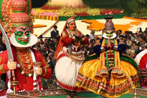 The Republic Day parade at Rajpath in New Delhi on Wed Jan 2011. .