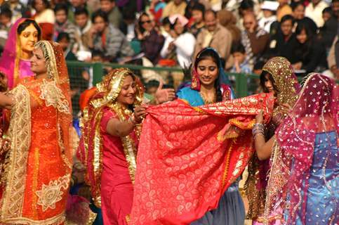 The Republic Day parade at Rajpath in New Delhi on Wed Jan 2011.