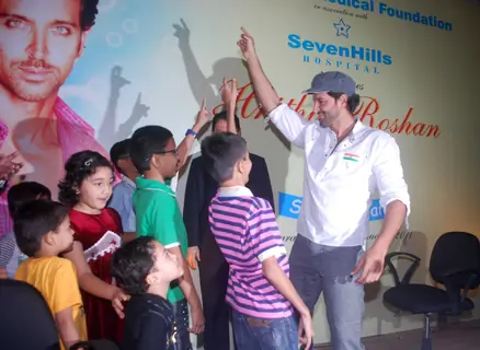 Hrithik Roshan at the launch of 'Save a heart' campaign by SevenHills
