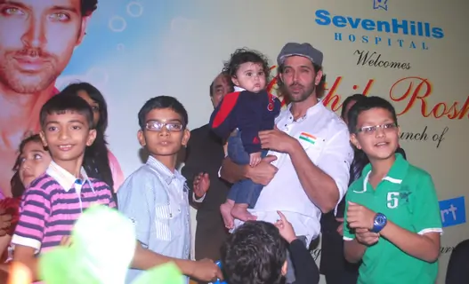 Hrithik Roshan at the launch of 'Save a heart' campaign by SevenHills
