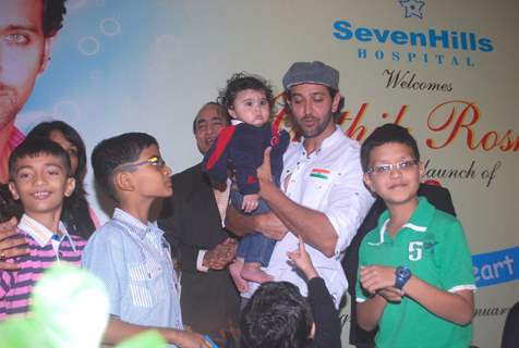 Hrithik Roshan at the launch of 'Save a heart' campaign by SevenHills