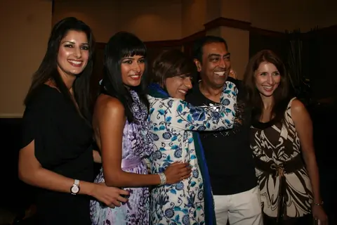 Vindoo, Sonika, Priyadarshani, Rohit and Claudia Ciesla at 'Zor Ka Jhatka' bash at JW Marriott Hotel