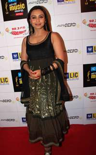 Rani Mukherjee at Mirchi Music Awards 2011 at BKC