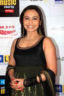 Rani Mukherjee at Mirchi Music Awards 2011 at BKC