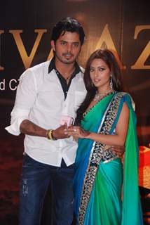 Riya Sen and Sreesanth promotes Gitanjali's Rivaaz collection at Grand Hyatt. .