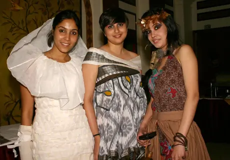 Models showcasing the selected designs for