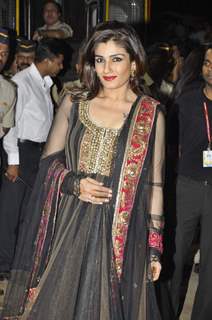 Raveena Tandon at filmfare red carpet. .