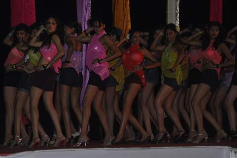 Indian Princess-2011 contestant performed ramp walk during ,organized by Atharva Group of Institutes