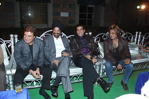 Mukesh Rishi, Raj Babbar and Shakti Kapoor at Banpreet Singh's Son Wedding