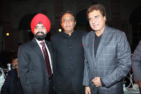 Raj Babbar and Ranjeet at Banpreet Singh's Son Wedding