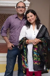 Upasani Family at the launch of Mrs.Tendulkar