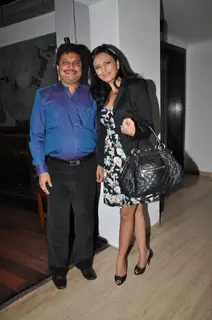Asit Kumar Modi with Roshni Chopra at the launch party of Pyaar Mein Twist