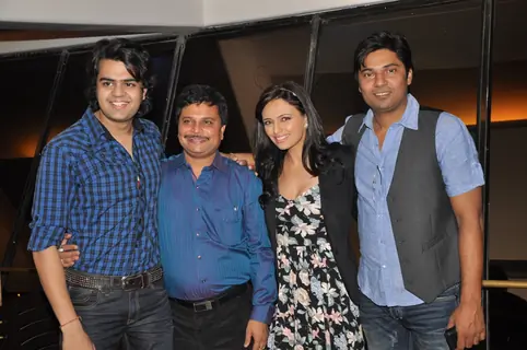 Asit Kumar Modi, Roshni Chopra and Manish Paul at the launch party of Pyaar Mein Twist