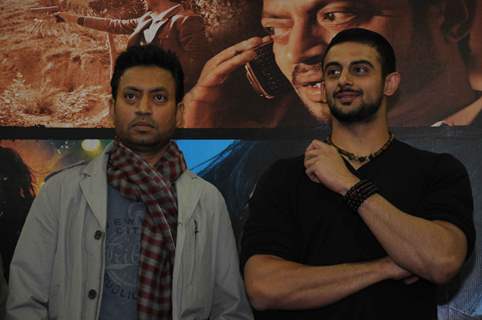 Arunoday singh and Irrfan Khan for Yeh saali zindagi film in Ghaziabad