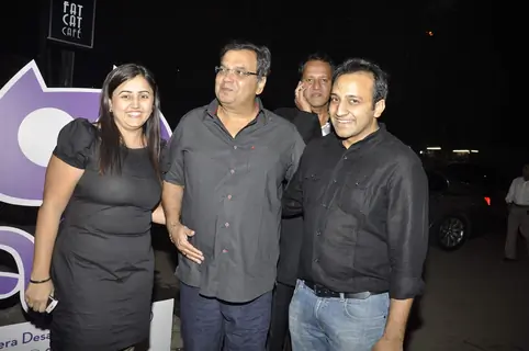 Subhash Ghai at Fat Cafe dinner at Andheri. .