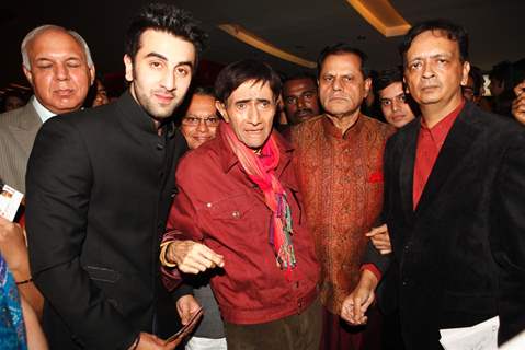 Ranbir Kapoor at Dev Anand’s old classic film “Hum Dono” premiere at Cinemax Versova