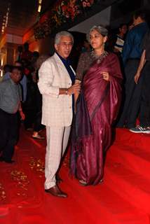 Ratna Pathak and Naseeruddin Shah at Hum Dono Premiere in Cinemax. .