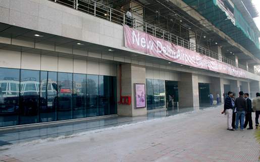 The outside view of Airport Metro in New Delhi on Sat 2 Feb 2011. .