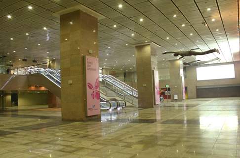 The inside view of Airport Metro in New Delhi on Sat 5 Feb 2011. .