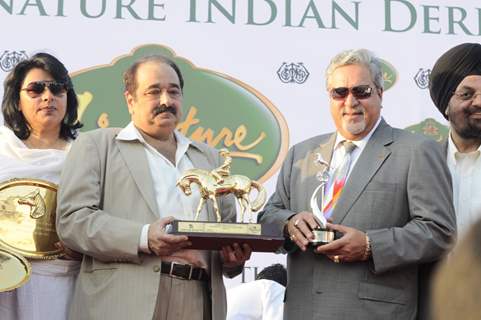 Vijay Mallya at Signature Derby at Mahalaxmi. .