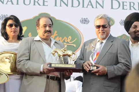 Vijay Mallya at Signature Derby at Mahalaxmi. .