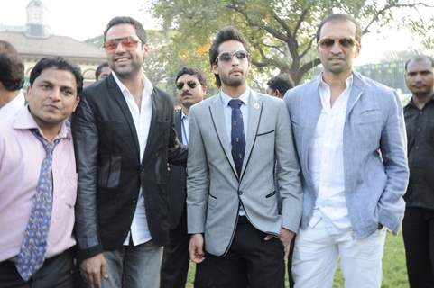 Abhay Deol and Siddharth Mallya at Signature Derby at Mahalaxmi. .