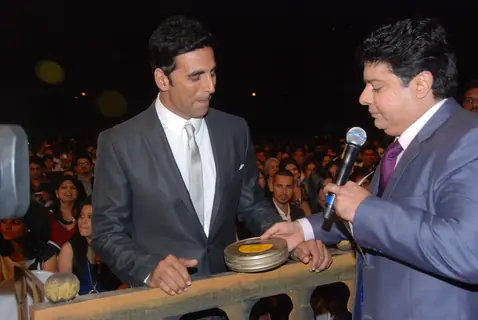 Akshay Kumar and Sajid Khan at Stardust awards 2011at Bandra. .