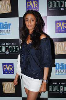 Achint Kaur at Launch of Vikram Bhatt's 'Haunted - 3D' movie first look