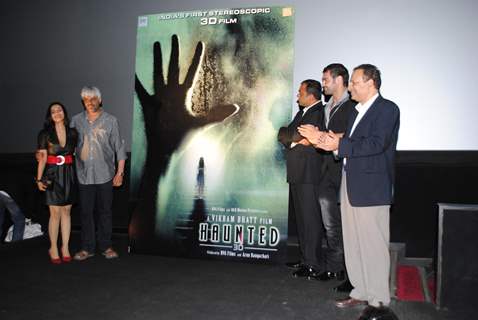 Launch of Vikram Bhatt's 'Haunted - 3D' movie first look